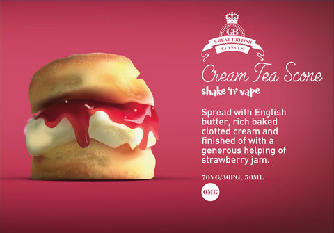 Great British Classics Cream Tea Scone Liquid 0mg 50ml